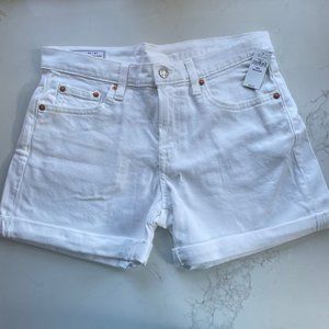 Gap Denim Jean Shorts Optic White 28/6 NWT
